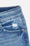 Quần short Jean Nữ chất cotton NINOMAXX 2202016