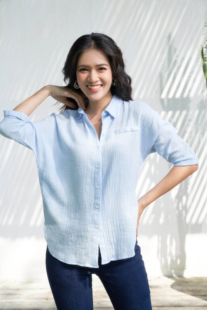 Áo sơ mi Nữ chất liệu cotton NINOMAXX 1912093