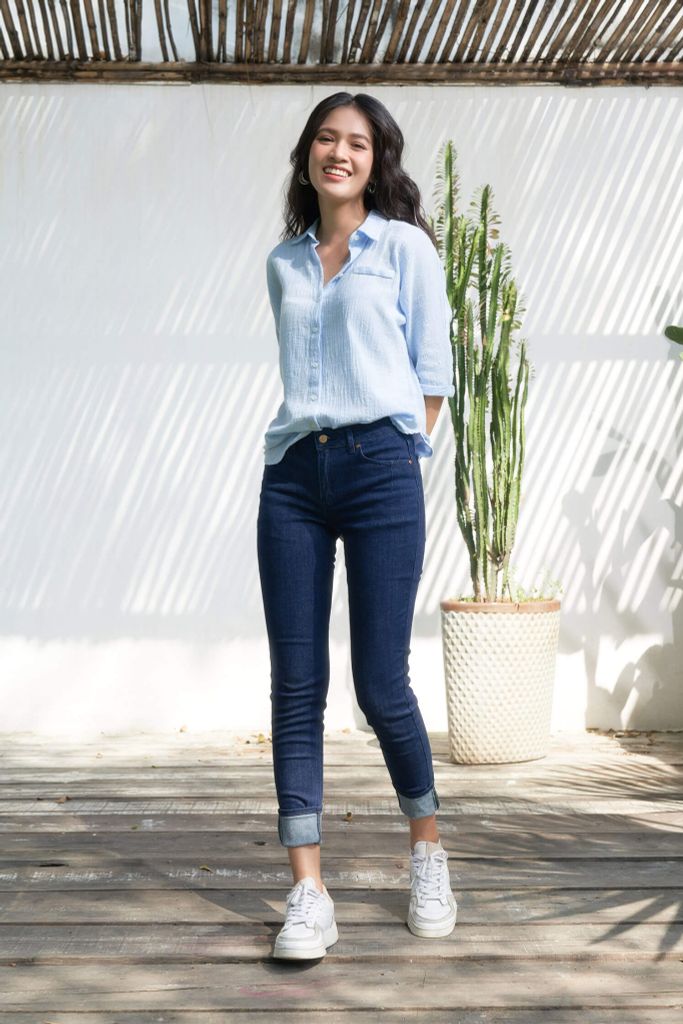 Áo sơ mi Nữ chất liệu cotton NINOMAXX 1912093