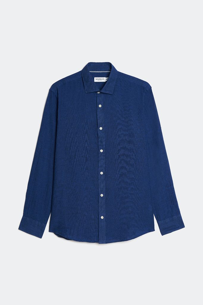 Áo Sơ Mi Basic Nam Linen Tay Dài Ninomaxx 2311018