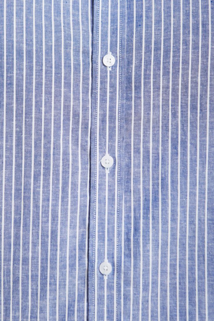 Áo sơ mi Nam tay dài cotton linen N&M 1909115