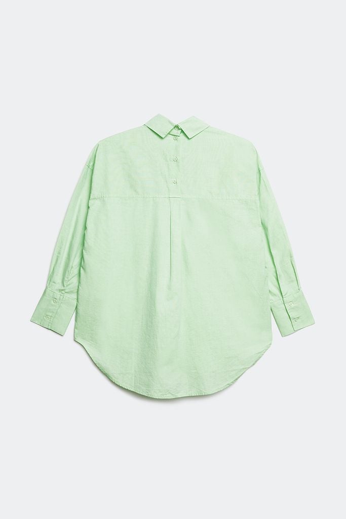 Áo sơ mi Oxford Nữ cotton NINOMAXX 2210008