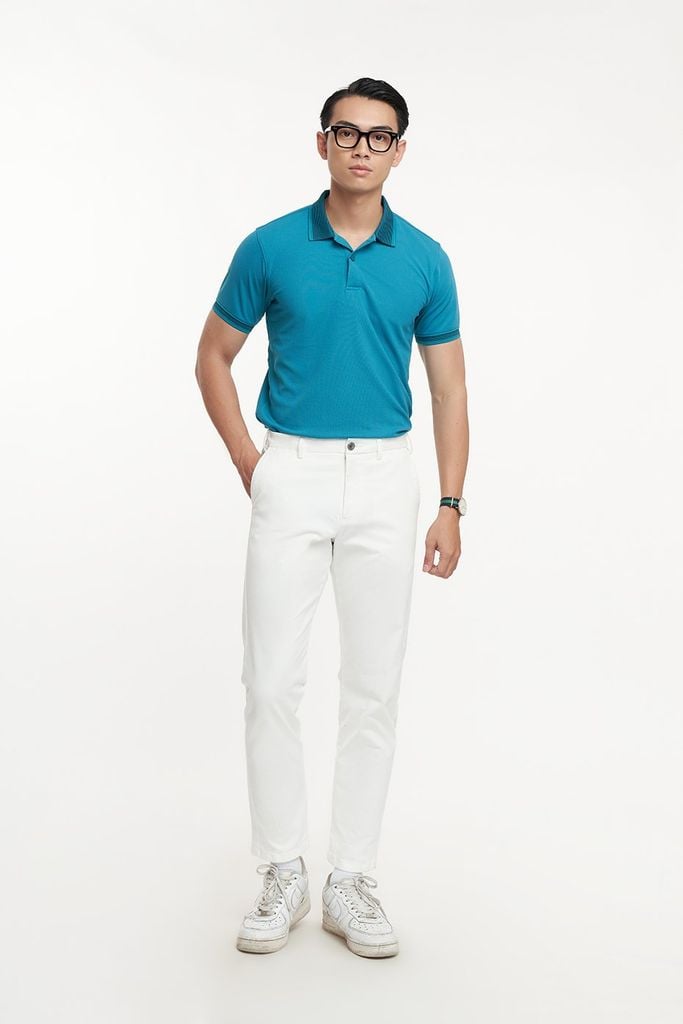 Green Polo Dòng Áo Polo Cafe Nam Cổ Phối Viền N&M Club 2104088