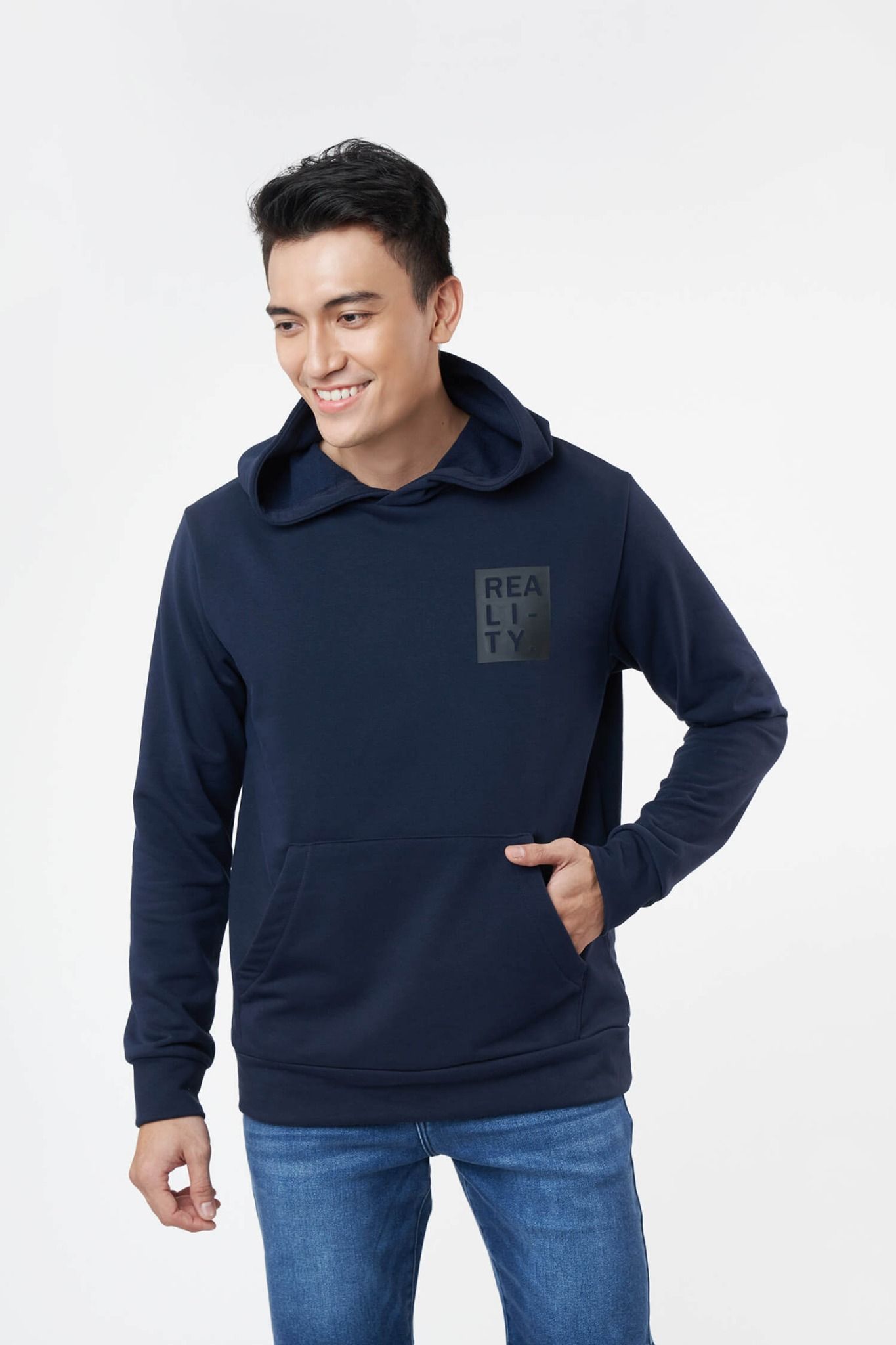 Áo hoodie in họa tiết Nam tay dài NINOMAXX 2111042