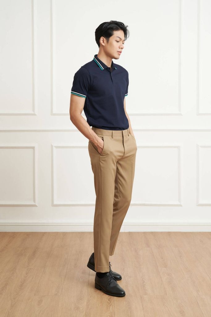 Premium Áo Polo Nam Vải Cotton Mercerized N&M Club 2105017