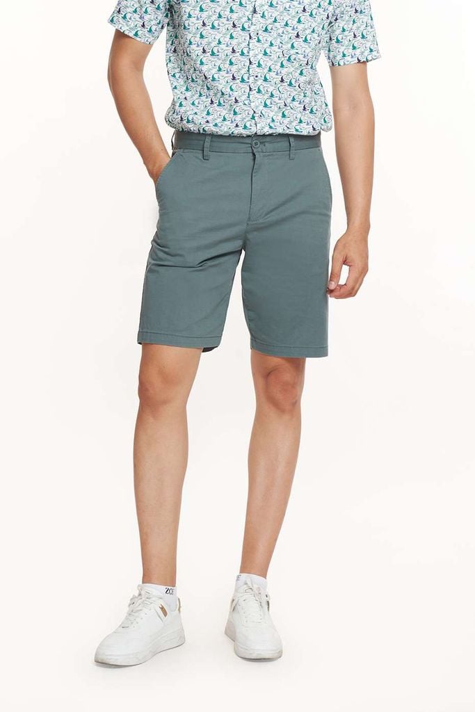 Quần short Khaki Nam NINOMAXX 2304005