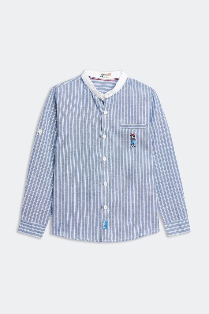 Áo sơ mi Bé trai cotton linen NINOMAXX KIDS 2103003