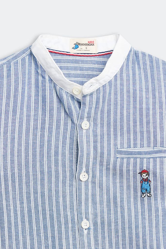 Áo sơ mi Bé trai cotton linen NINOMAXX KIDS 2103003