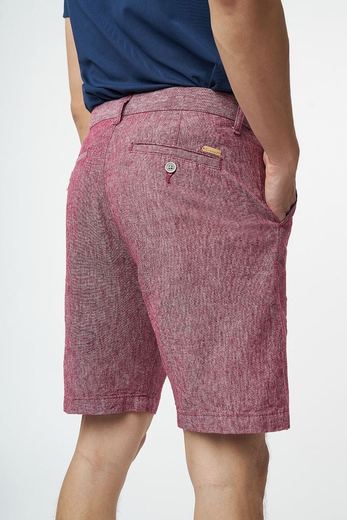Quần short Linen thời trang Nam lửng NINOMAXX 2201002