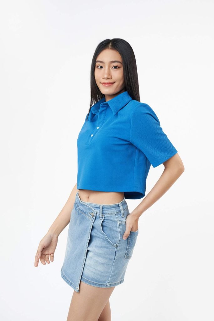 Áo thun croptop Basic Nữ tay ngắn SWEET SIXTEEN 2104069