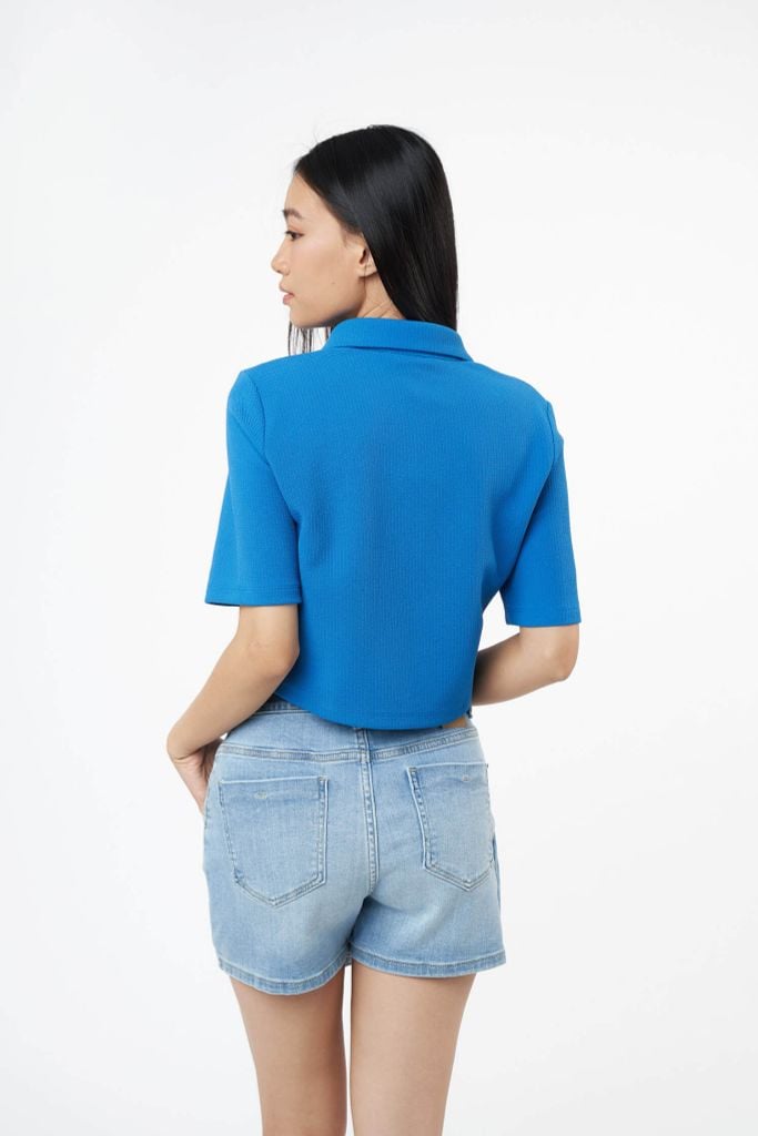 Áo thun croptop Basic Nữ tay ngắn SWEET SIXTEEN 2104069