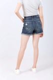 Quần short Jean Nữ chất liệu cotton NINOMAXX 1810123