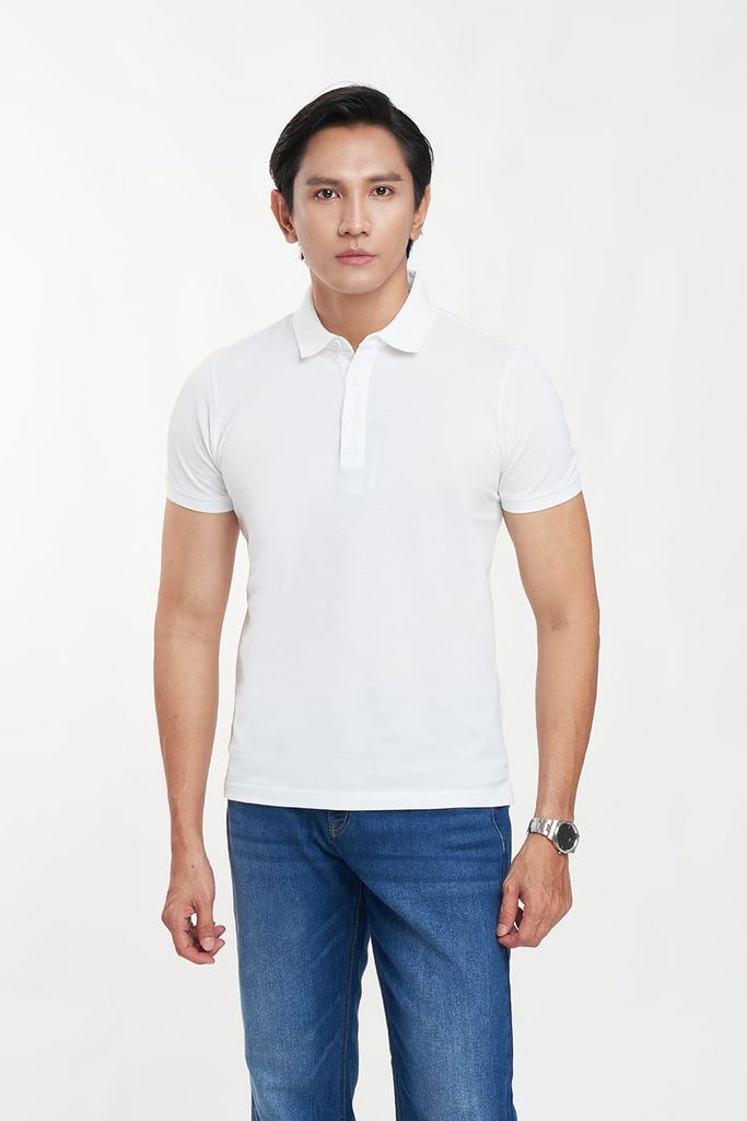 Premium Polo Nam Cotton Mercerized Form Travel Fit N&M 2203015