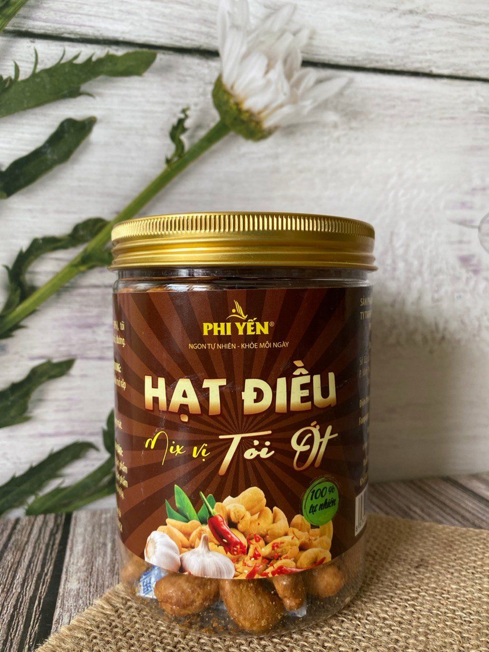  HẠT ĐIỀU MIX VỊ TỎI ỚT 