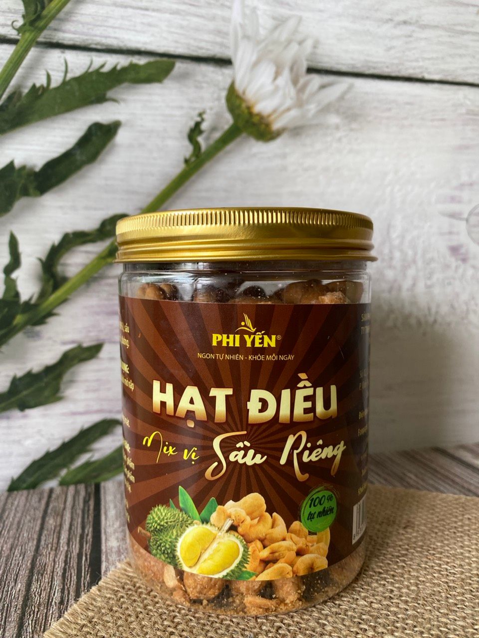  HẠT ĐIỀU MIX VỊ SẦU RIÊNG 