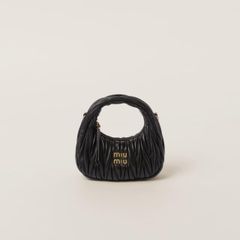 WANDER MATELASSE NAPPA LEATHER HOBO MINI BAG