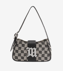 JACQUARD MONOGRAM SHOULDER BAG