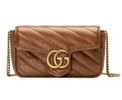 GG MARMONT MATELASSE LEATHER  SUPER MINI BAG
