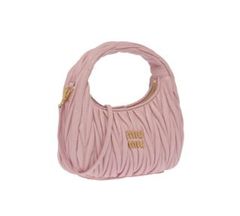 WANDER MATELASSE NAPPA LEATHER HOBO SMALL BAG