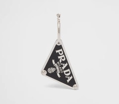 PRADA SYMBOLE PENDANT EARRING