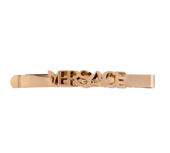 VERSACE GOLD LOGO HAIR CLIP 212404F018011