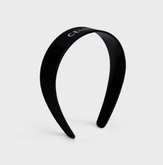 CELINE MONOCHROMS CELINE HEADBAND IN ACETATE