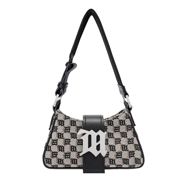 JACQUARD MONOGRAM SHOULDER BAG