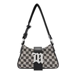 JACQUARD MONOGRAM SHOULDER BAG