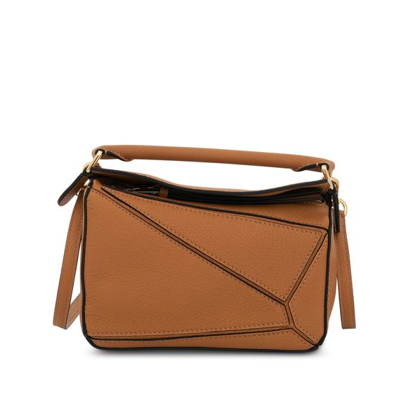 Mini Puzzle bag in soft grained calfskin