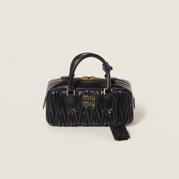 Arcadie matelassé nappa leather bag