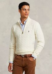 Cable-Knit Wool-Cashmere Jumper