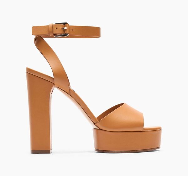 Betty Leather Platforms Sandals