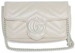 GG MARMONT MATELASSE LEATHER  SUPER MINI BAG