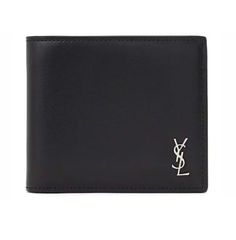Tiny cassandre east/west wallet in shiny leather
