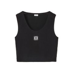 CROPPED ANAGRAM TANK TOP IN COTTON