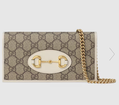 Gucci Horsebit 1955 wallet with chain