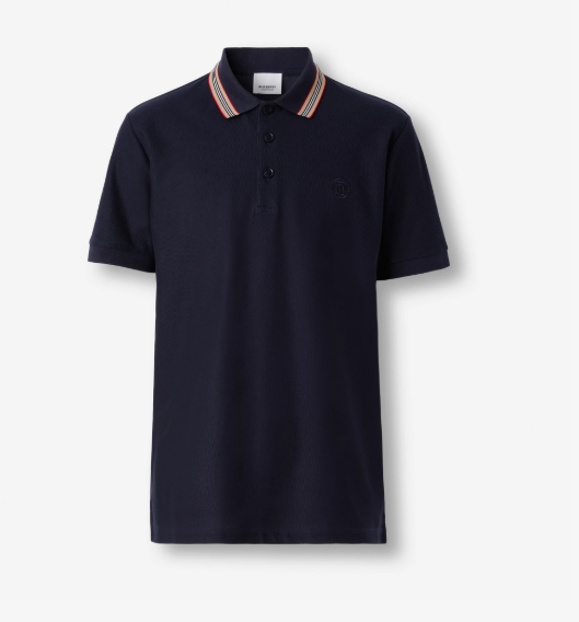 ICON STRIPE COLLAR POLO SHIRT
