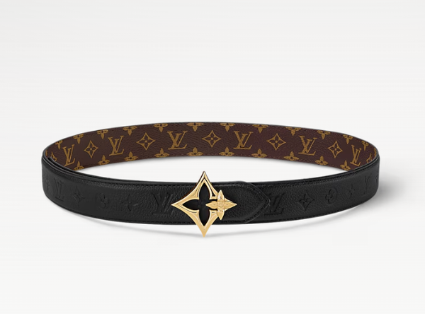 LV Flowergram 30mm Reversible Belt