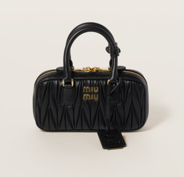 Arcadie matelassé nappa leather mini-bag