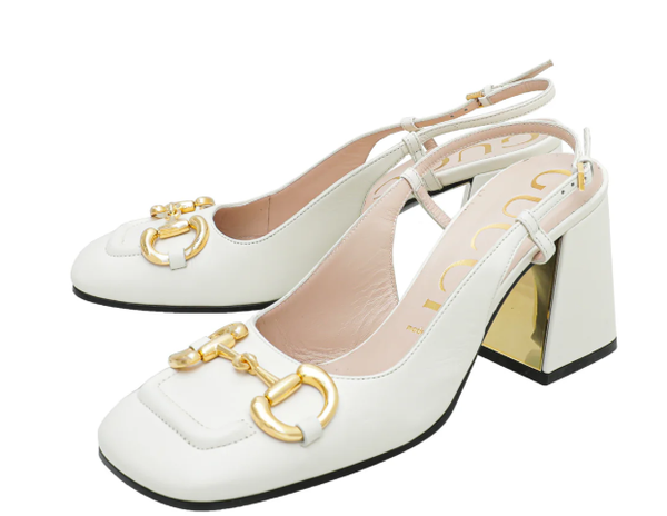 Gucci Horsebit Mid-heel Slingback
