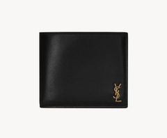 Tiny cassandre east/west wallet in shiny leather