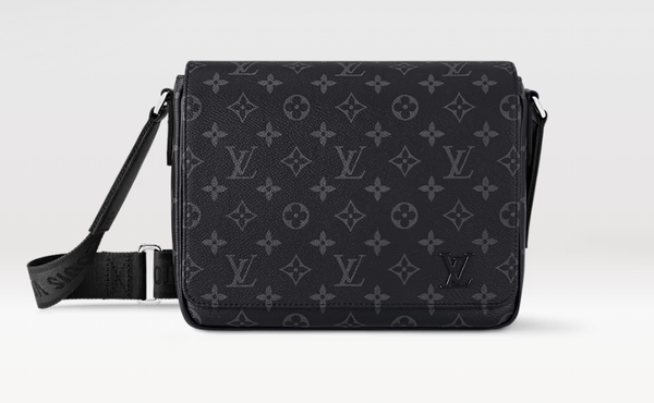 District PM Messenger Bag Monogram Eclipse Used