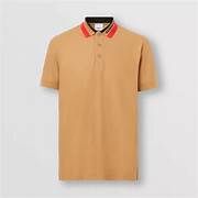 BURBERRY EDNEY LOGO COLLAR COTON PIQUÉ POLO