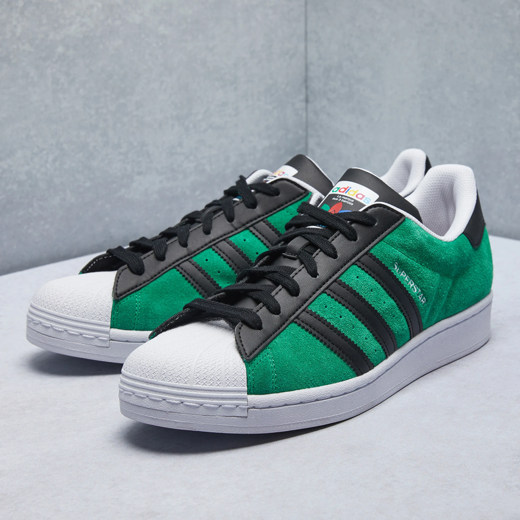 Giày Adidas Superstar 'Green Core Black' FW7844 WD Shoes Scofield