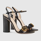 Giày Gucci Leather Sandal ‎453378-A3N00-1000