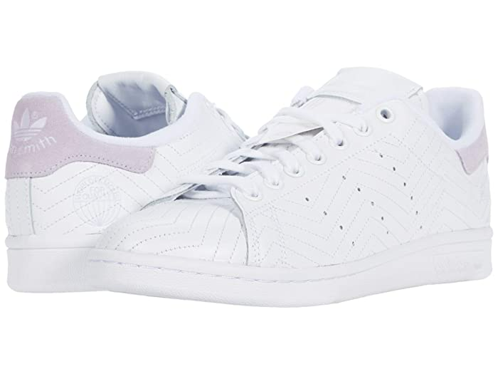 Gi y Adidas Wmns Stan Smith Quilted White Purple Tint FV4067