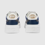 Giày Gucci GG Sneaker Blue Beige 669582-UPGB0-4273