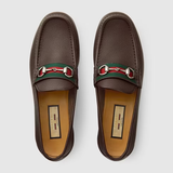 Giày Gucci Horsebit Loafer Dark Brown 673819-1WQ10-2160