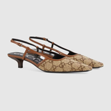 Giày Gucci Gucci Women's GG Slingback Pump ‎675441-9SF10-2583