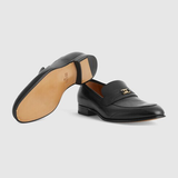 Giày Gucci Loafer with Interlocking G Black 692253-D3V00-1000